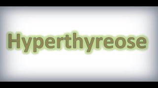 hyperthyreose [upl. by Elsworth]