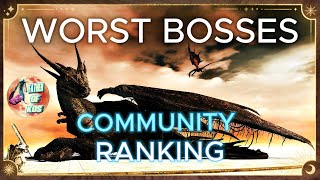 Ranking The Worst Fromsoftware Bosses [upl. by Frere435]