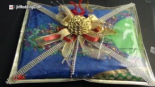 Easy Wedding Trousseau packing  How to pack Indian Dress  JK Wedding Craft 044 [upl. by Nowed]