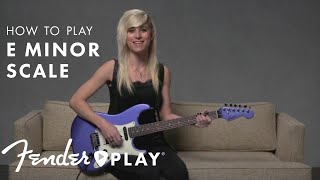 How To Play E Minor  Guitar Scales  Fender [upl. by Lundt]