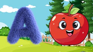 Alphabet Song with Two Words for Each Letter  ABC Phonics Song with Sounds for Children [upl. by Dunlavy]