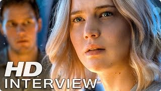 Jennifer Lawrence amp Chris Pratt Interview for PASSENGERS  Patze Talks [upl. by Enirual]