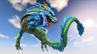 Minecraft Serpent Dragon Build [upl. by Crist]