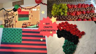 🎨DIY Day Painting amp Paper DIY Crafts  Juneteenth [upl. by Aroz]