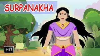 Surpanakha  Short Story from Ramayana  Animated  Cartoon Stories for Children [upl. by Dachia]