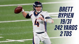 Brett Rypien Highlights vs Jets NFL Week 4 [upl. by Vyky631]