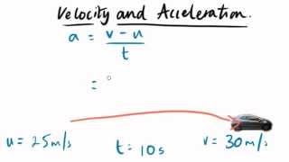 Velocity and Acceleration  GCSE Physics Revision [upl. by Ynnhoj616]