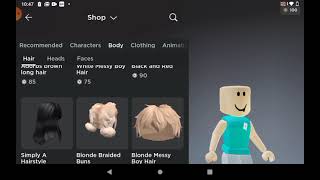 100 robux shopping spree [upl. by Yesac]