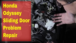 2015 Honda Odyssey Sliding Door Wont Open  Lock Actuator Motor Repair  Door Not Working Fix [upl. by Gareth297]