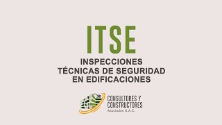 ¿COMO OBTENER MI CERTIFICADO ITSE  Inspección Técnica de Seguridad en Edificaciones [upl. by Linnette]