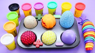 Oddly Satisfying Video  How To Make 6 Glitter EGGS From Glossy Lollipop Candy  Cutting ASMR [upl. by Nemzaj]