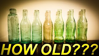 ANTIQUE COKE BOTTLE AGE  HOW TO TELL THE AGE OF COCA COLA BOTTLES [upl. by Irama]