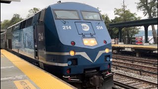 Railfanning metro North and Amtrak at Philipse Manor ft PRR private car on Amtrak 284 and MNCR 214 [upl. by Retluoc]