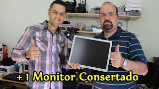 CONSERTO MONITOR FLATRON L1550S PROFESSOR DANIEL [upl. by Alleinad]