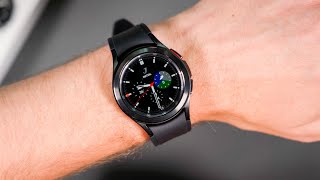 GALAXY WATCH 4 Unboxing Setup First Impressions [upl. by Eyatnod]