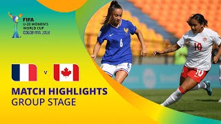 France v Canada  FIFA U20 Womens World Cup Colombia 2024  Match Highlights [upl. by Yrian949]