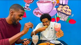 Friends cafe review in harar  naji nur vlog [upl. by Esilrahc]