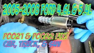 ⫷ Ford 46L amp 54L P0021 amp P0022 Fix Expedition F150 F250 F350 Mustang Explorer More ⫸ [upl. by Jary]