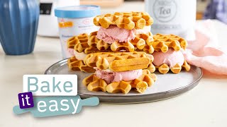 Ijswafels Recept  Bake it easy [upl. by Haik]