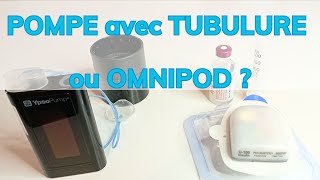 Pompe à insuline  Avec tubulure ypsomed ou sans omnipod  Notre retour dexpérience [upl. by Akired]