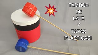 Tambor de material reciclado para niños [upl. by Jone821]