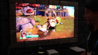 Toy Fair 2012  Skylanders Giants Demo [upl. by Novert]