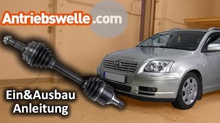 Gebrochene Antriebswelle wechseln Toyota Avensis amp Corolla [upl. by Hnahc]