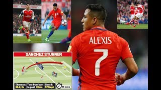 Todos los goles de tiros libres de Alexis Sanchez [upl. by Arodal]