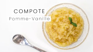 Compote Pomme amp Vanille Ultra Simple [upl. by Heloise661]