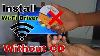 How to install WiFi Driver without CD in laptop PC for windows 7 8 10 11 [upl. by Vivyanne]