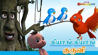 கியாங் கியாங் குருவி Tamil Kids Song 🐦 Kiyan Kiyan Kuruvi Tamil Rhymes  சுட்டி கண்ணம்மா பாடல் [upl. by Yrrap]