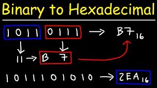 How To Convert Binary to Hexadecimal  Computer Science [upl. by Janos]