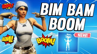 Fortnite Montage  quotBIM BAM BOOMquot Carla NEW BIM BAM BOOM EMOTE [upl. by Leban844]