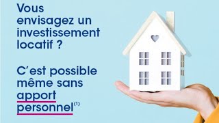 Crédit Immobilier Emprunter sans apport personnel [upl. by Afaw896]