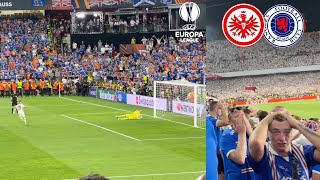 THE MOMENT FRANKFURT WIN EUROPA LEAGUE vs RANGERS [upl. by Thanh992]