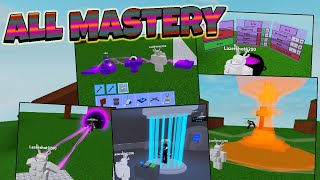 Ability Wars  ALL Ability Mastery  Showcase  Roblox [upl. by Asiled]