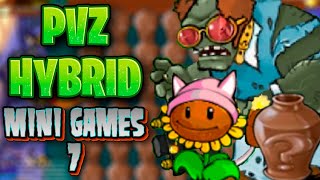 УНИКАЛЬНЫЕ УРОВНИ  PVZ HYBRID MINI GAMES 7 [upl. by Barncard]