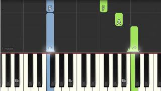 Atin Cu Pung Singsing  Easy Piano [upl. by Ymmak]