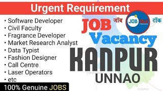 JOB in KANPUR  Unnao  Latest Hiring JobTalkprivate [upl. by Millar254]