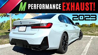 NEW 2023 M340i W BMW M Performance EXHAUST You HAVE to HEAR THIS [upl. by Tevis606]