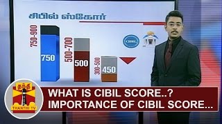 What is CIBIL Score Importance of CIBIL Score  Thanthi TV [upl. by Wilbert457]