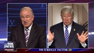 Watch Alec Baldwin impersonate Trump and Bill OReilly on SNL [upl. by Htieh]