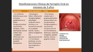 Pediatría  Faringoamigdalitis Aguda y Laringotraqueitis 11 [upl. by Halac]