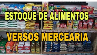 ESTOQUE DE ALIMENTOSVERSO MERCEARIA [upl. by Nyvlem584]