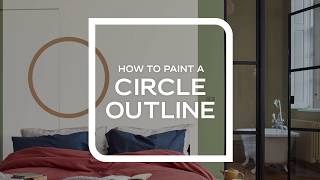 How To Paint A Circle Outline  Decorating Design Tips  Dulux [upl. by Ibor]