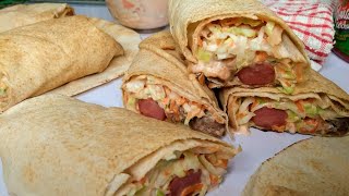 BEST BEEF SHAWARMA HOMEMADE NIGERIAN BEEF SHAWARMA EASY RECIPE [upl. by Sato414]