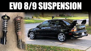 EVO Coilover Suspension Install Tips  CT9A EVO 789 [upl. by Montford]