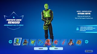 How To Get Kyran Aryk Crew Legacy Set Pack FREE In Fortnite Unlocked Lego Kyran Aryk amp Pickaxe [upl. by Nnayllek914]