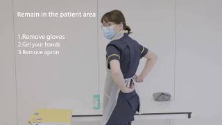 Hospital PPE  Infection Control Donning and Doffing [upl. by Bille]