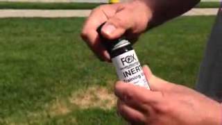 FOX LABS Pepper Spray Grenade Demonstration [upl. by Adhern757]